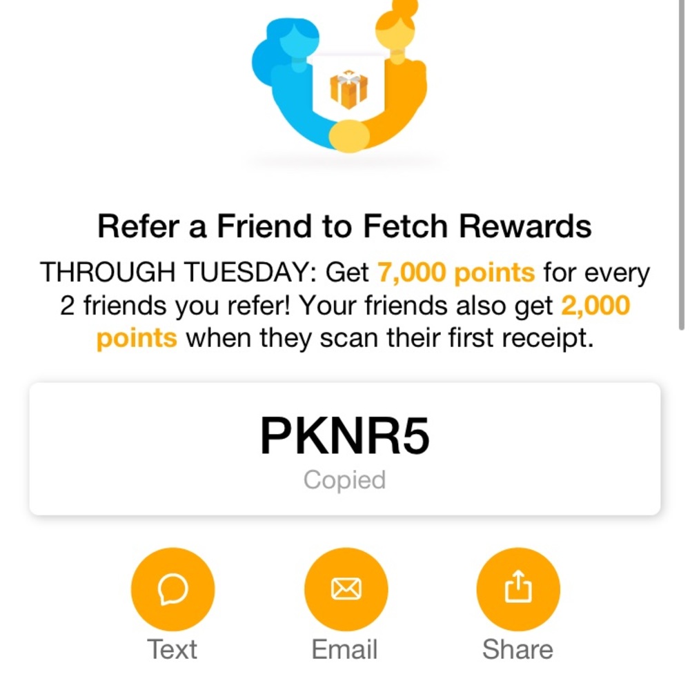 FETCH REWARDS CODE